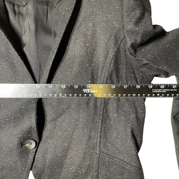 Womens‎ Blazer Helmut Lang Size 12 Wool Blend Black White Tux - Picture 10 of 11